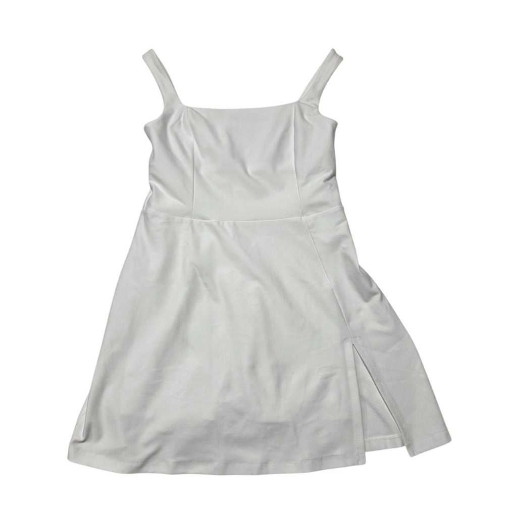 Beyond Yoga Out Of‎ Bounds Dress Women S Cloud White Tennis Activewear Mini